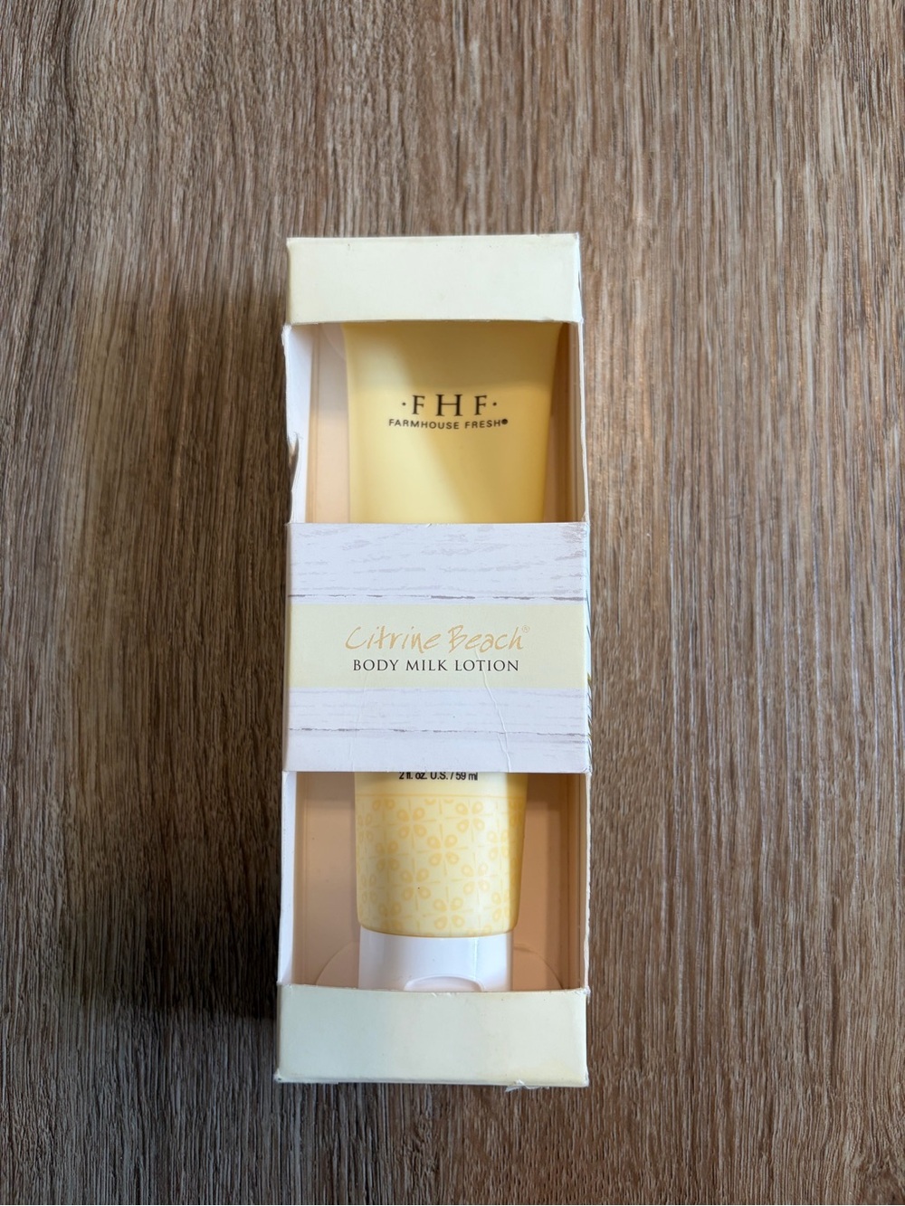 Farmhouse Fresh Citrine Beach Body Milk Lotion - Yellow